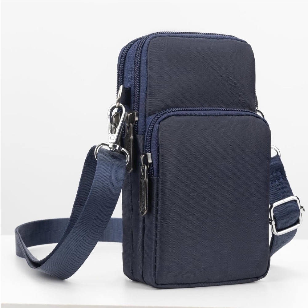 Crossbody Bag Cell Phone Sleeve Concert Venue Bag Adiustable Strap Arm Wrist NWT